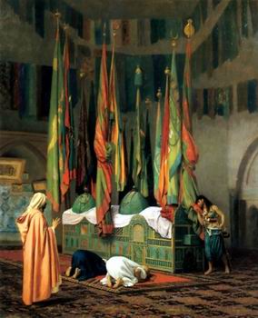 Arab or Arabic people and life. Orientalism oil paintings  451